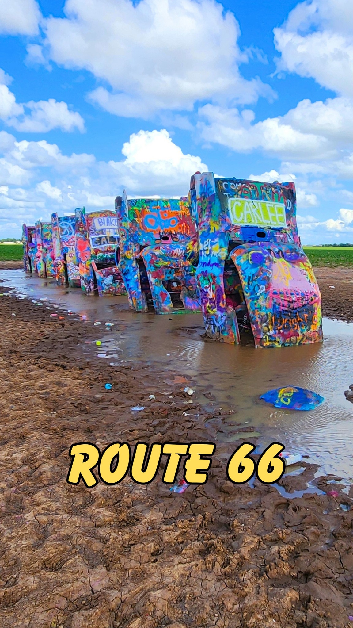 Cadillac Ranch Roadside Attraction on Historic Route 66
