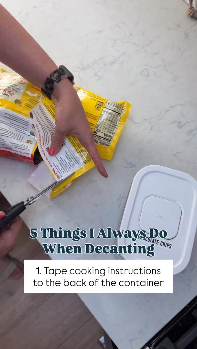 Want to know a secret? 🤫 Decanting isn’t just about making your pantry ...