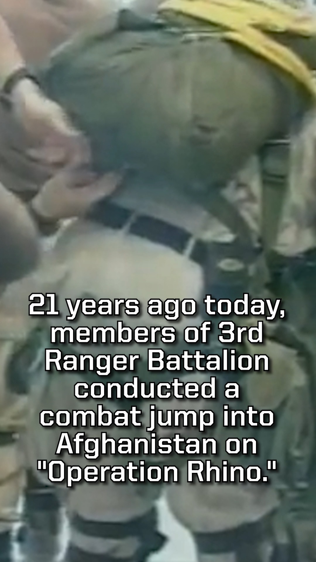 Oct. 19, 2001: Elements of 3rd Ranger Battalion jump into Objective ...