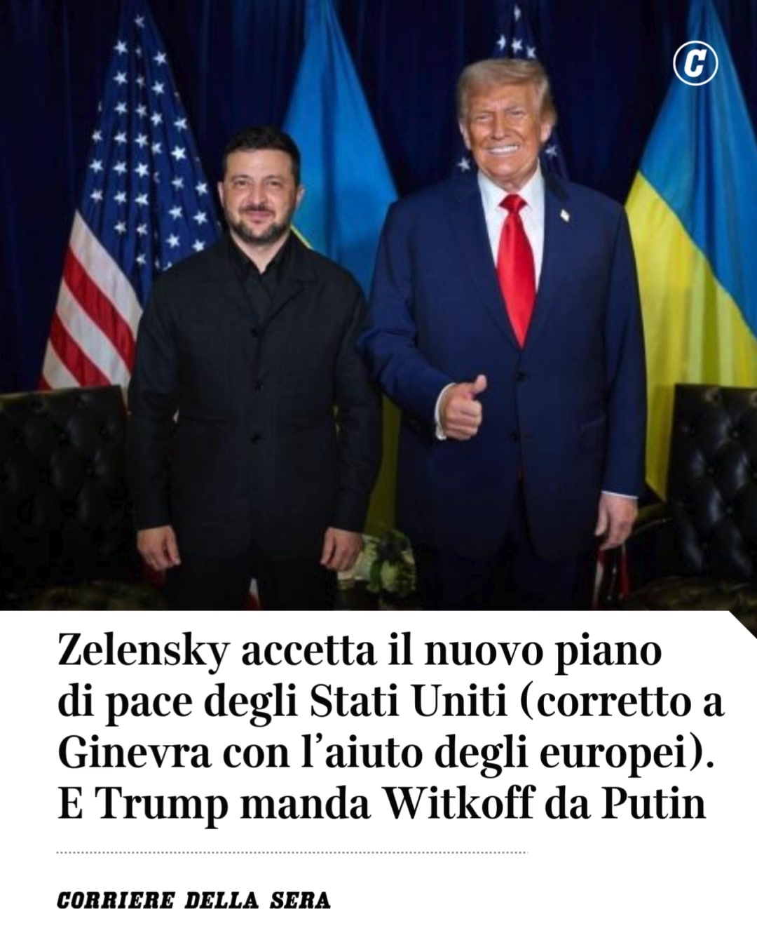 Quando è sera in Europa, interviene Trump: «Nell’ultima settimana, il ...
