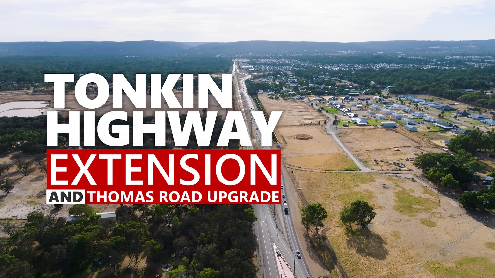 Our latest drone footage captures progress along Thomas Road ...