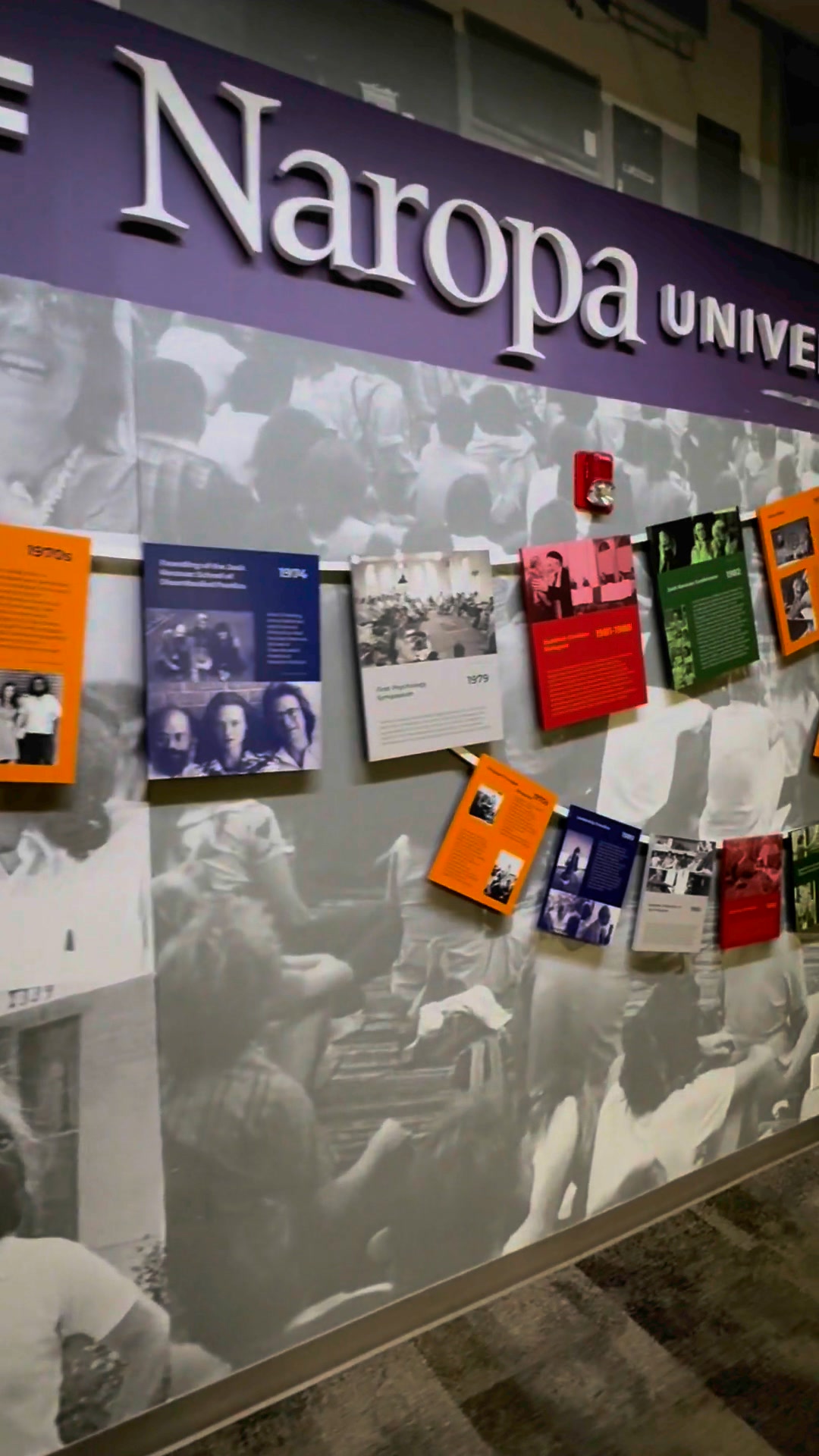 50 Years of Naropa Our 50th timeline is installed at our Nalanda campus ...