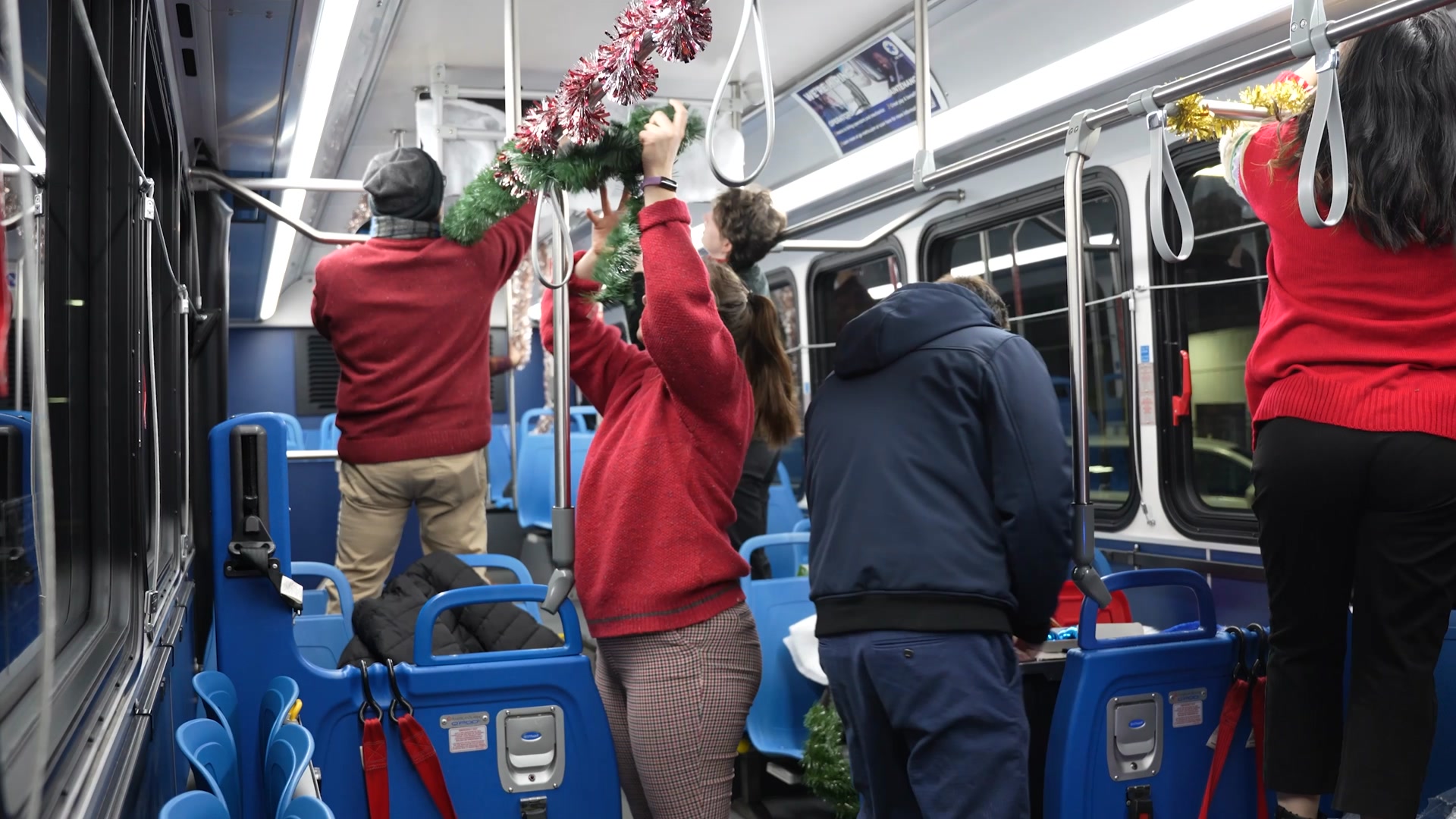 Holiday cheer is back on board! The Merry, Merry Metro Bus is spreading ...