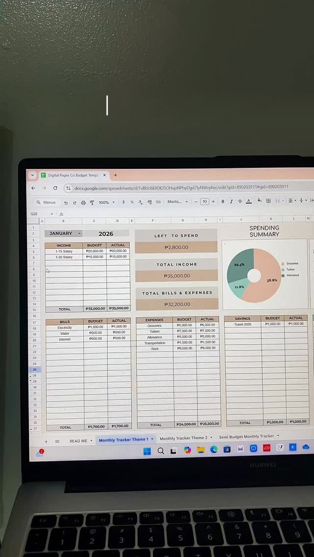 FREE Budget Template Update! 🚀 Link in bio to grab your copy. Get your ...