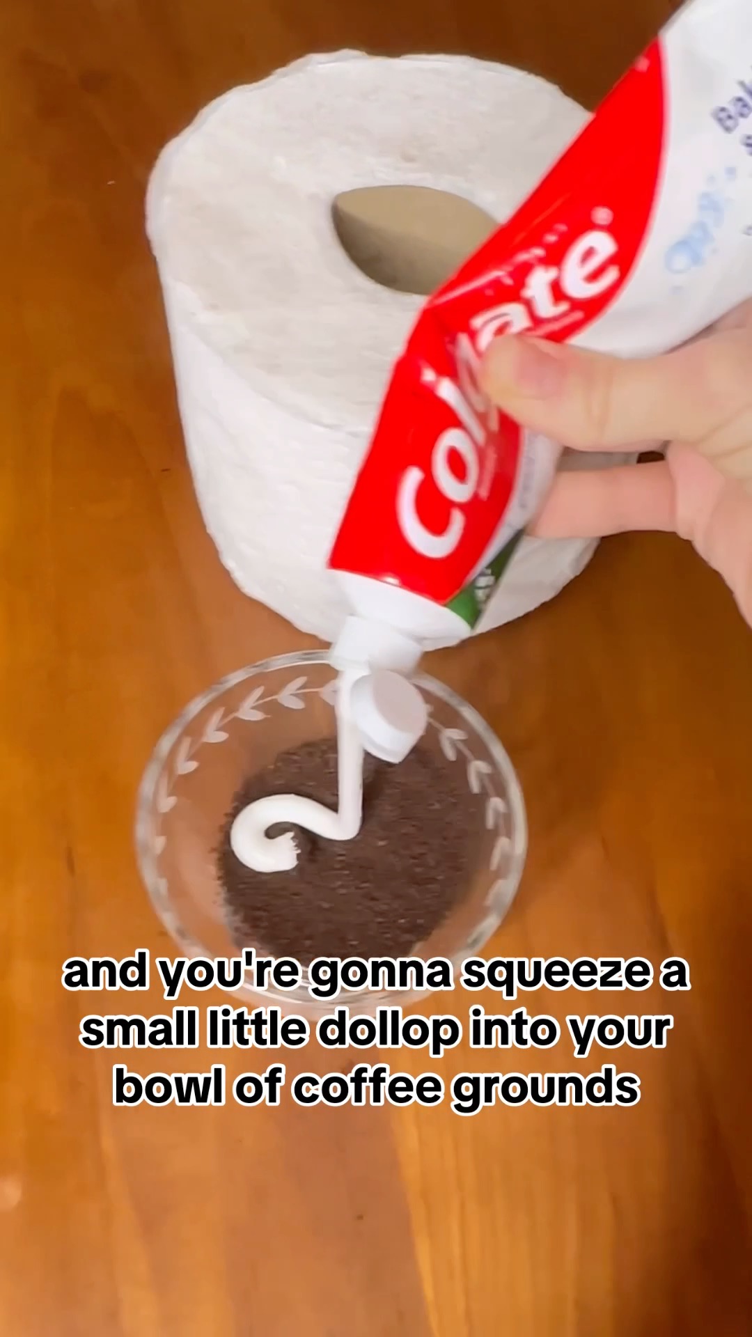 I always do this #cleaninghouse #coffeeground #toothpaste This video ...