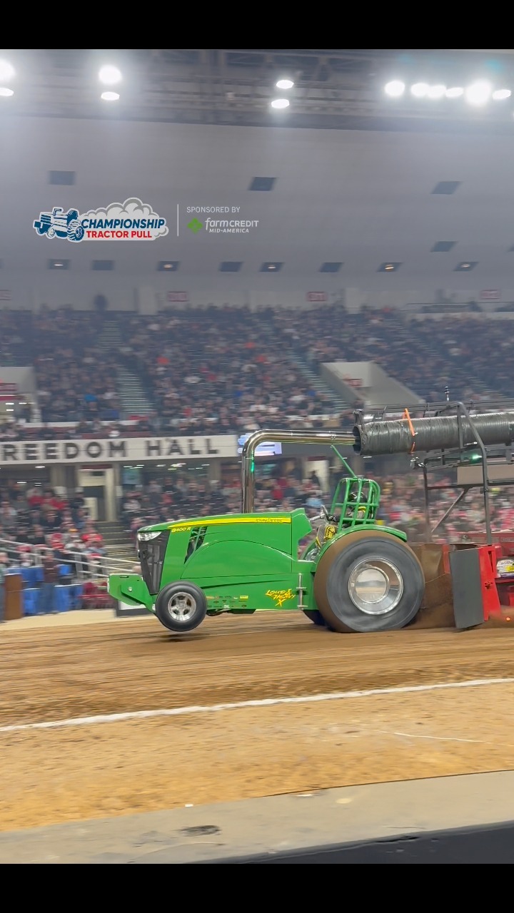“Loud & Heavy X” Pro Stock Tractor pulling at the 2025 National Farm ...