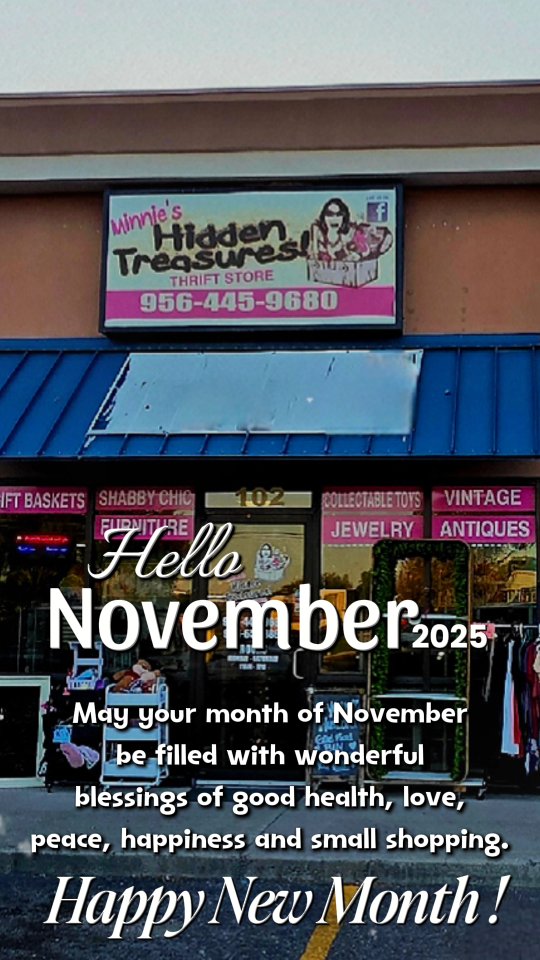 🍂 Happy November 1st! A fresh month means new treasures to discover and ...