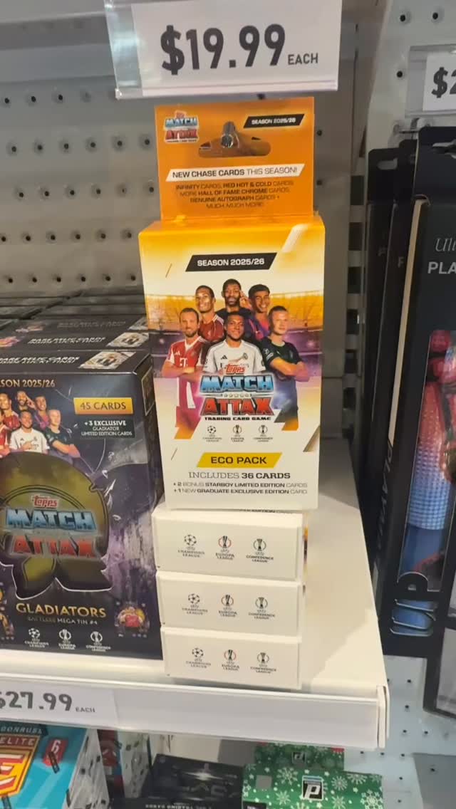 25/26 Topps Match Attax UEFA Packs - $4.99 each Box - $139 each (32 ...