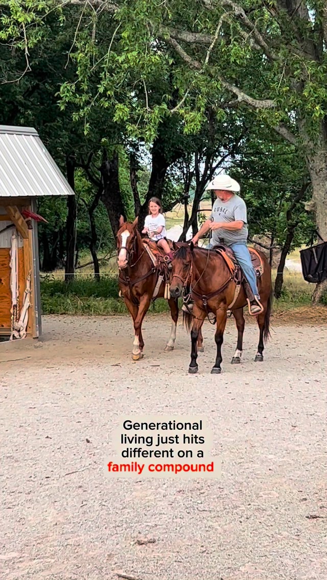 THIS is home! 🥰 Would you live like this? #familycompound #hookranch # ...