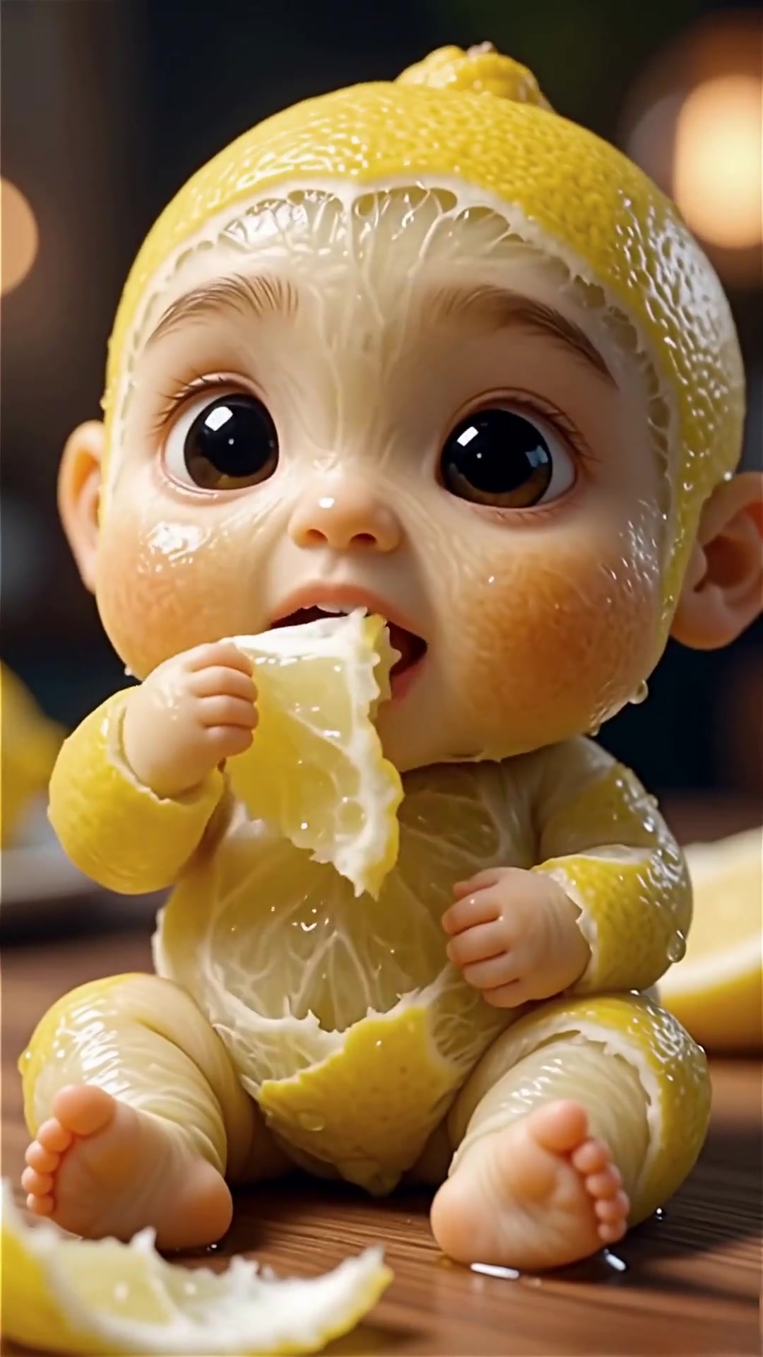 Lemon Eating ASMR 🍋 #aiasmr #satisfyingvideo #eating #asmr #fyp #lemon ...