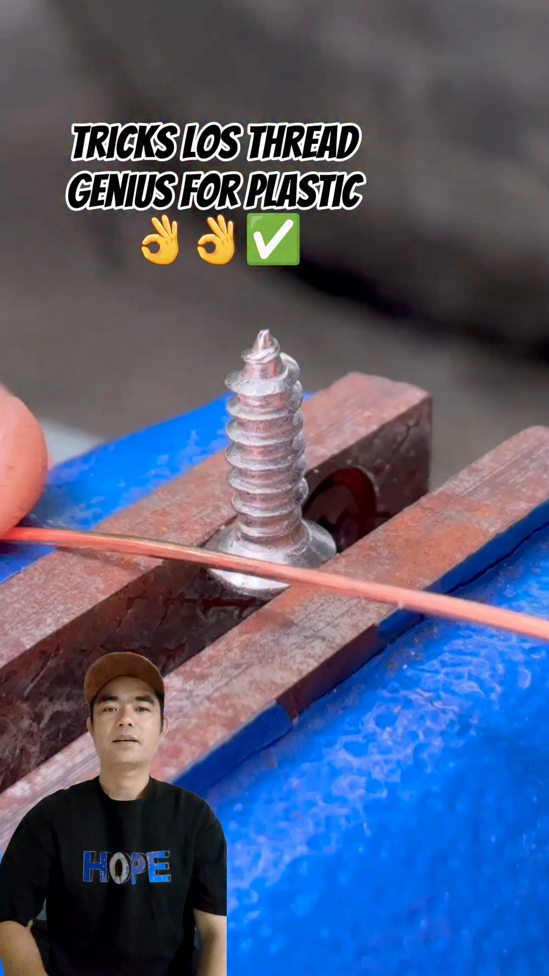 Tricks and tips fixing los thread genius for plastic thread #tricks # ...