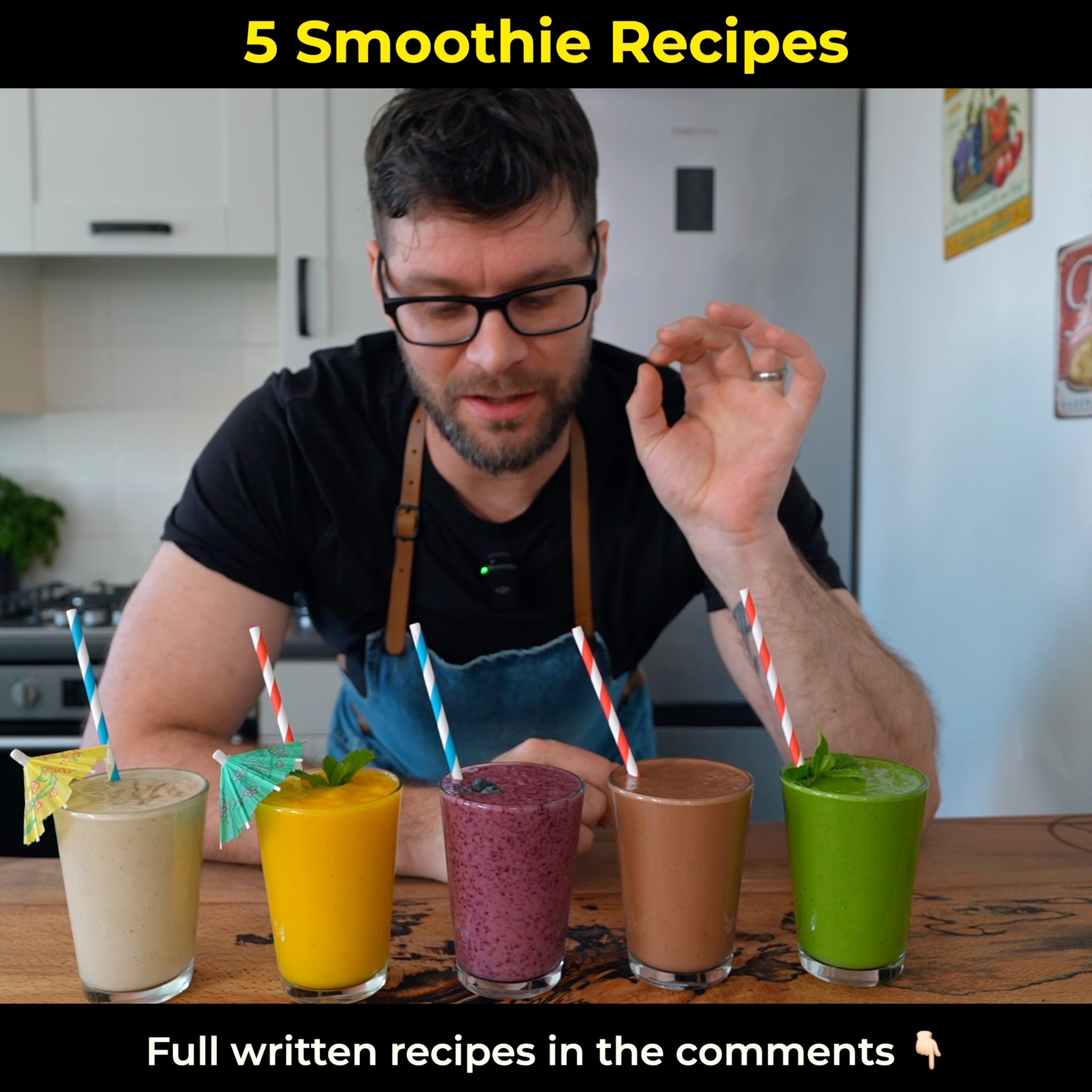 Here's 5 more Smoothie Recipes to kick off the New Year #smoothie # ...