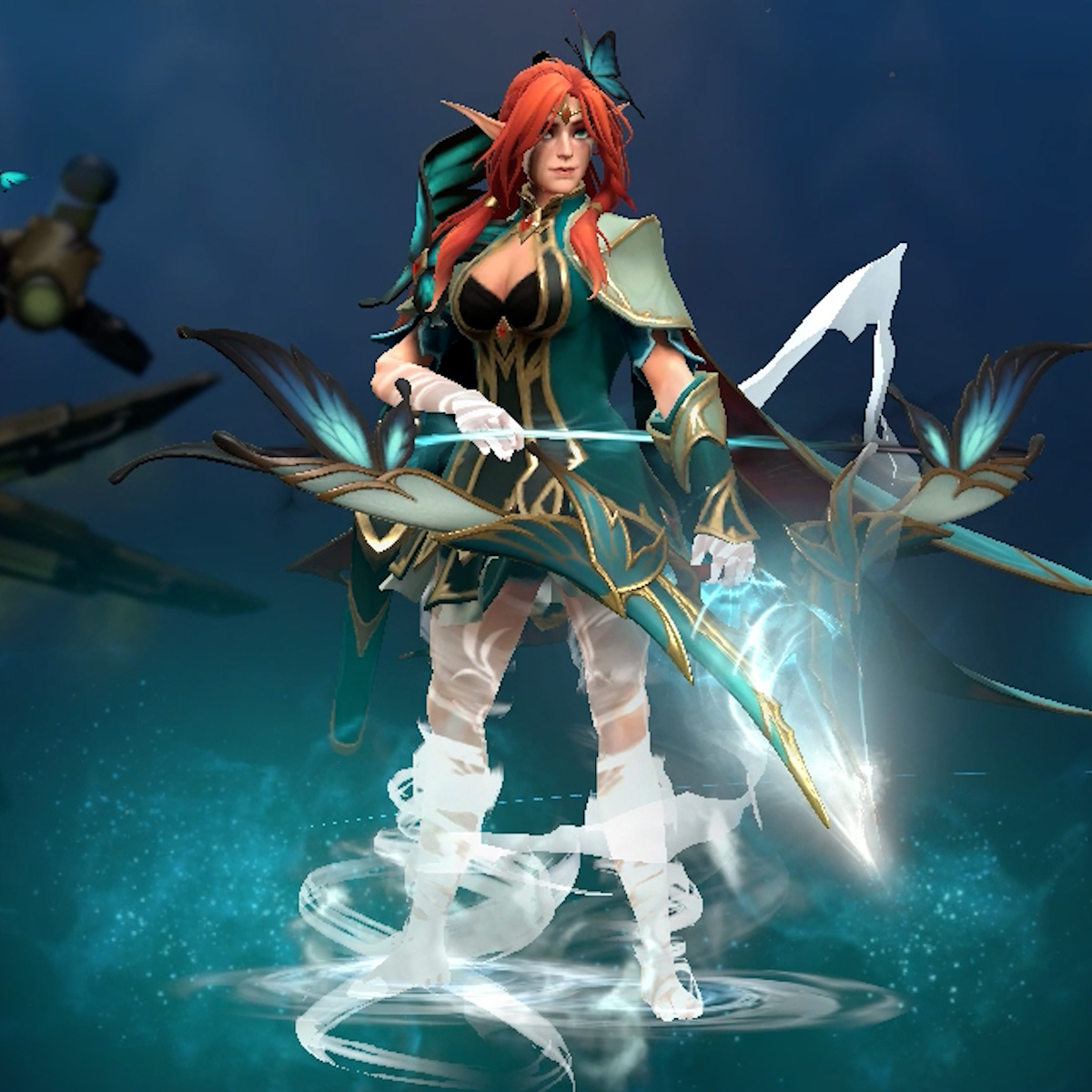 It is confirmed that you can win Windranger Arcana from the Dark