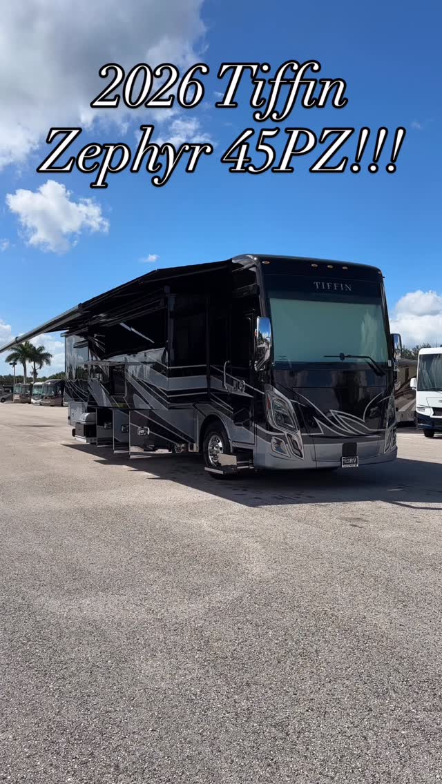Experience luxury on wheels with the 2026 Tiffin Zephyr 45PZ ...