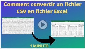 comment convertir un fichier au format csv en excel Nous vous montrons ...