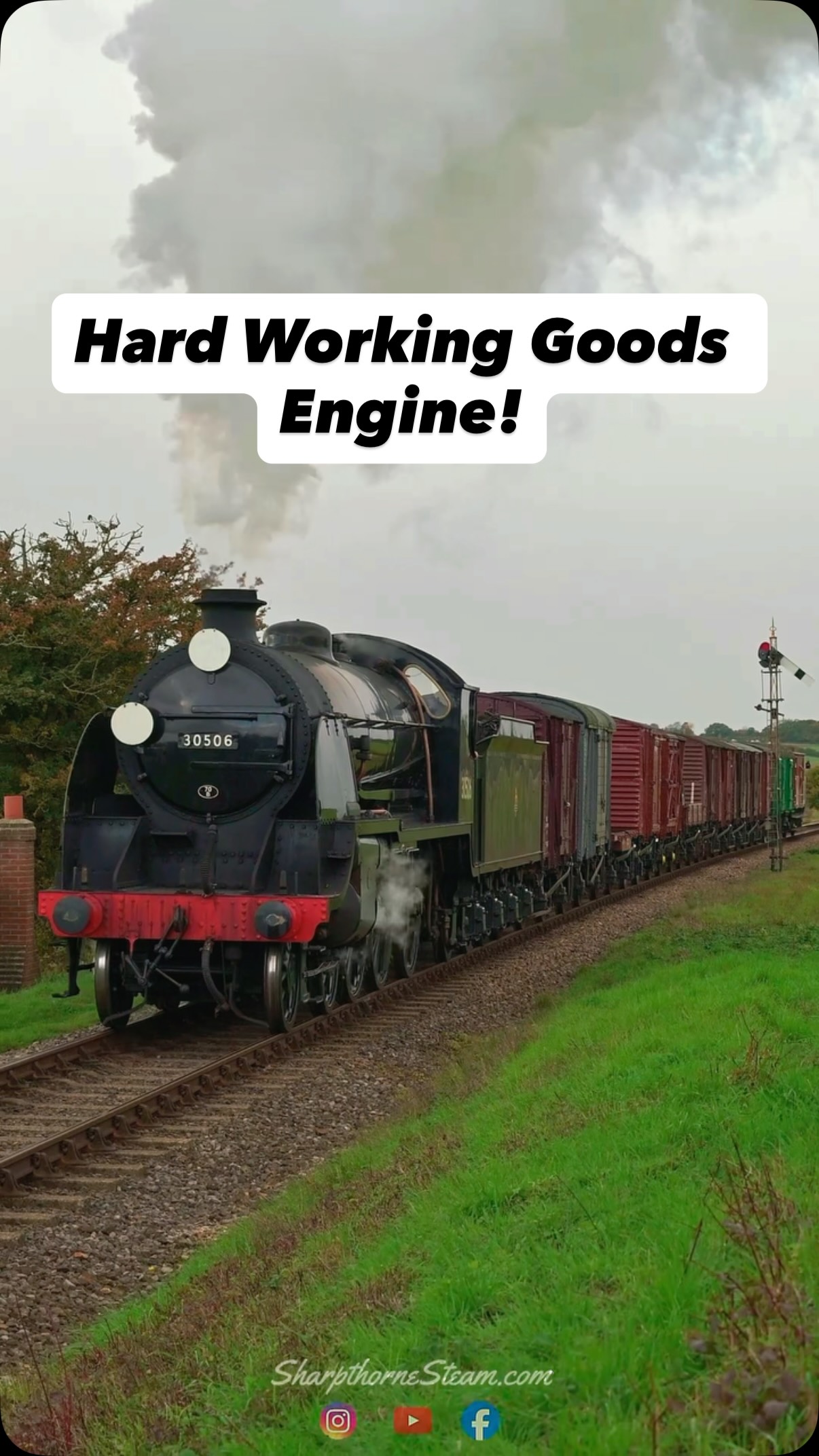 Hard Working Goods Engine! No30506 fresh from her repaint a few months ...