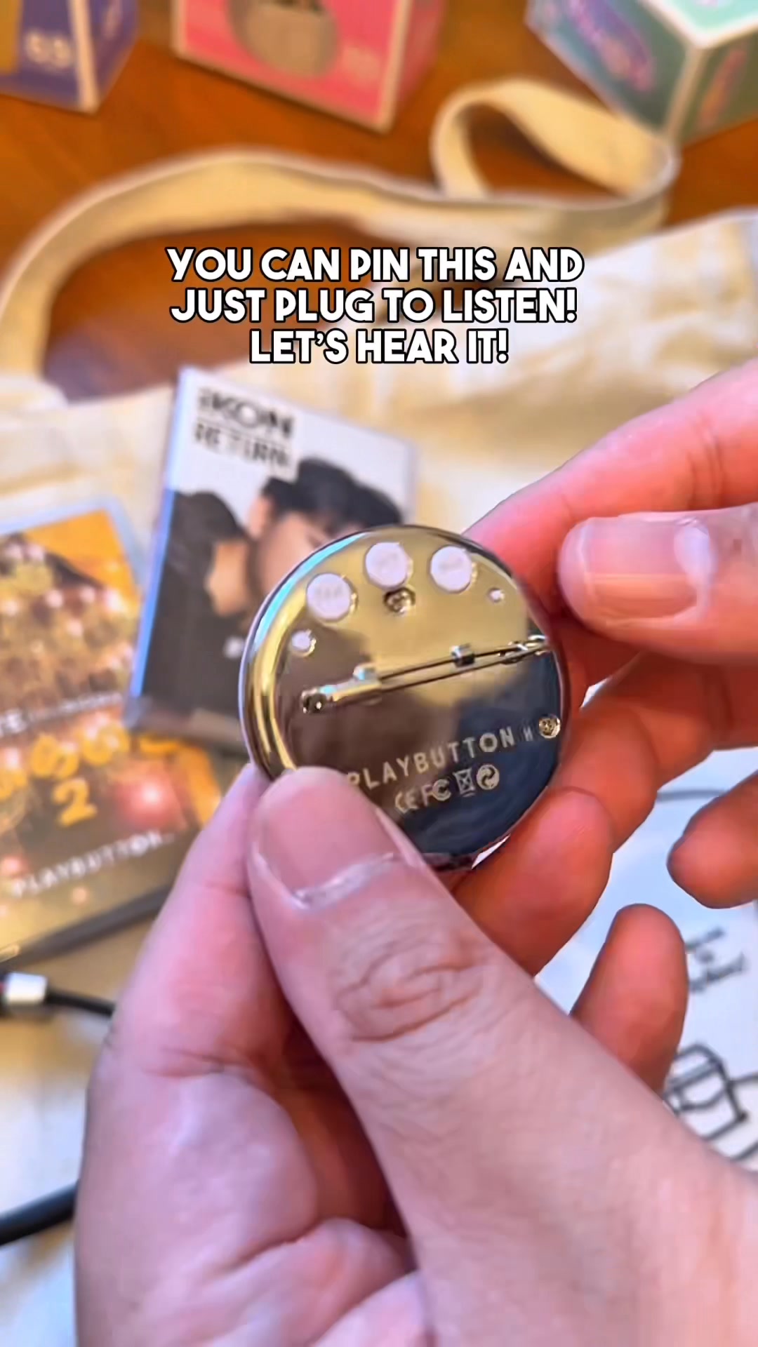 This is one of the most unique buy ever #kpop #playbutton #music