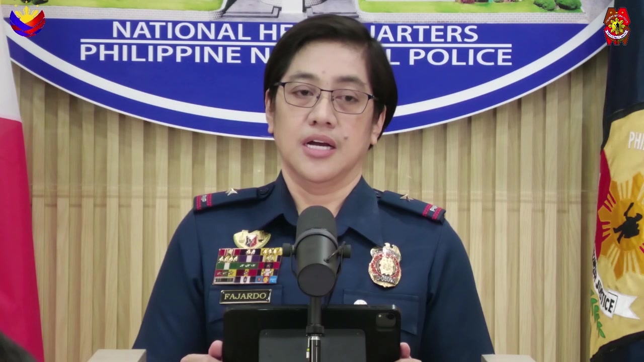 Press Briefing with PNP Spokesperson, PBGen Jean S Fajardo at PNP PIO ...