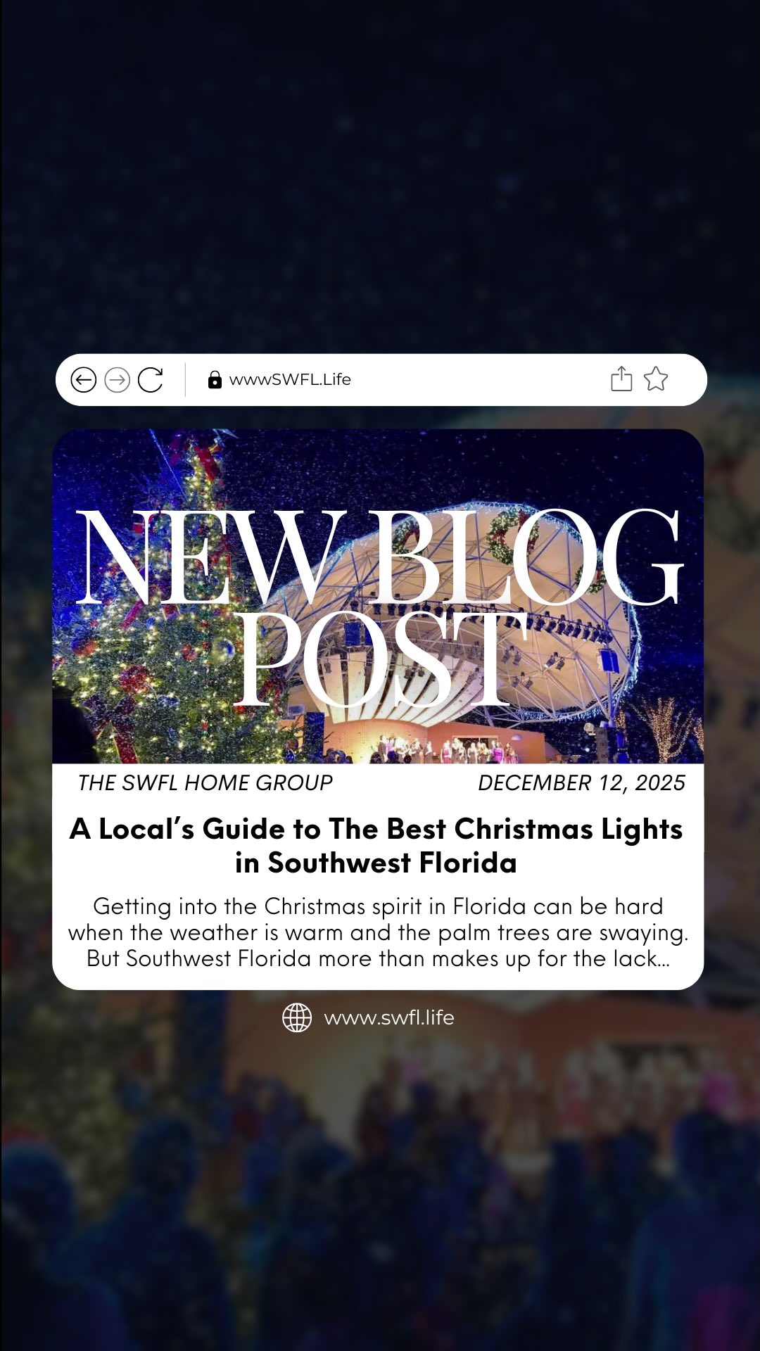 Visit www.swfl.life for the full guide + more holiday events! 🎄 #naples ...