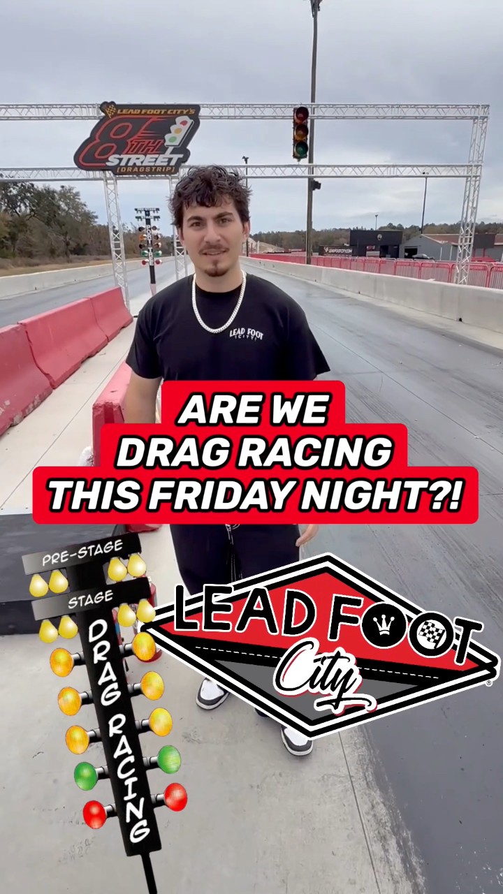 Are We Drag Racing This Friday Night?! 😳🏁 • • •YES WE ARE ‼️ FRIDAY FEB ...