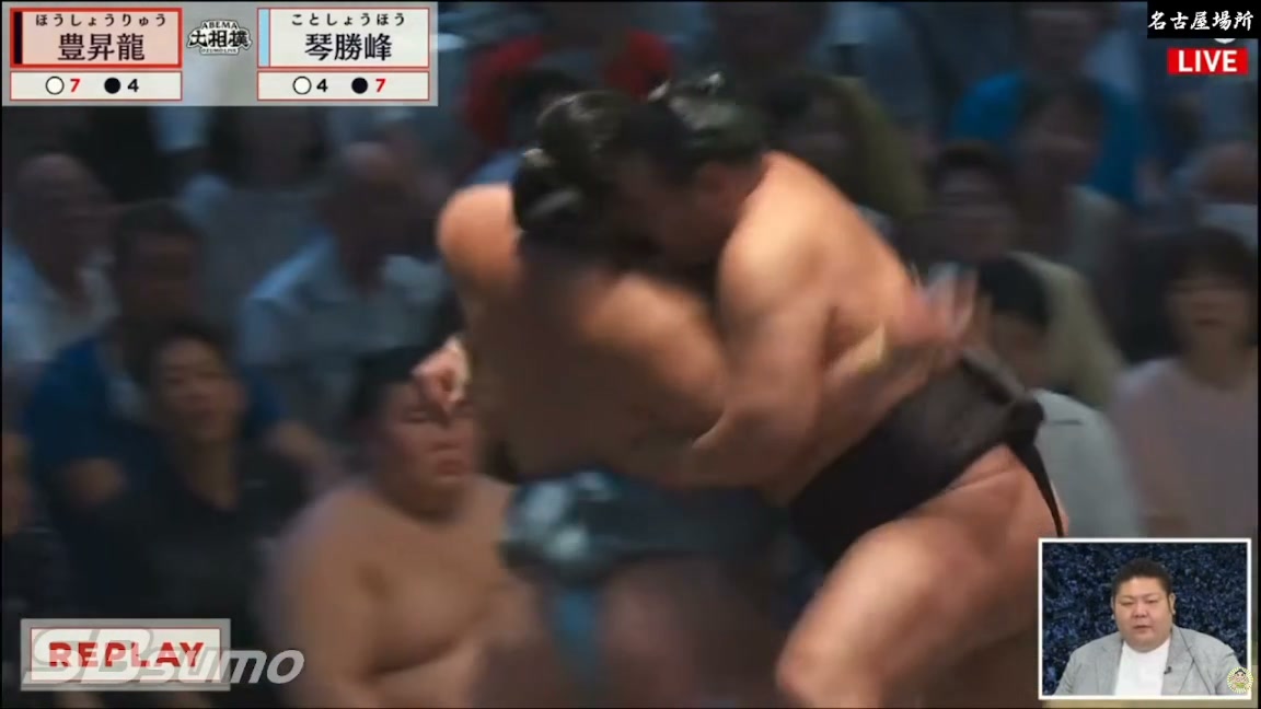 いちごです。豊昇龍 いちごです。豊昇龍 Hoshoryu 豊昇龍 6-4 vs Kotoshoho 琴勝峰 4-6