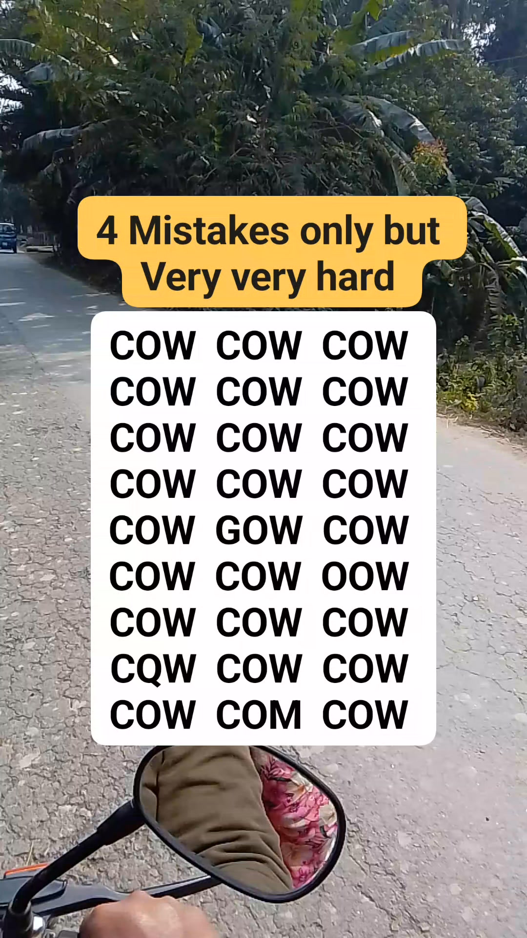 4.Mistakes only but very very hard #brainteasers #search #find #puzzle ...