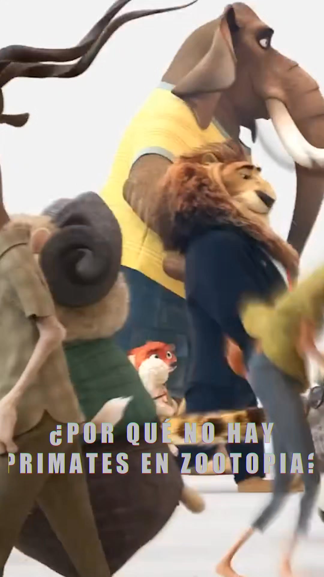 ¿POR QUÉ NO HAY PRIMATES EN ZOOTOPIA? 🐰🦊🦍 #Zootopia2 #zootopia #disney ...