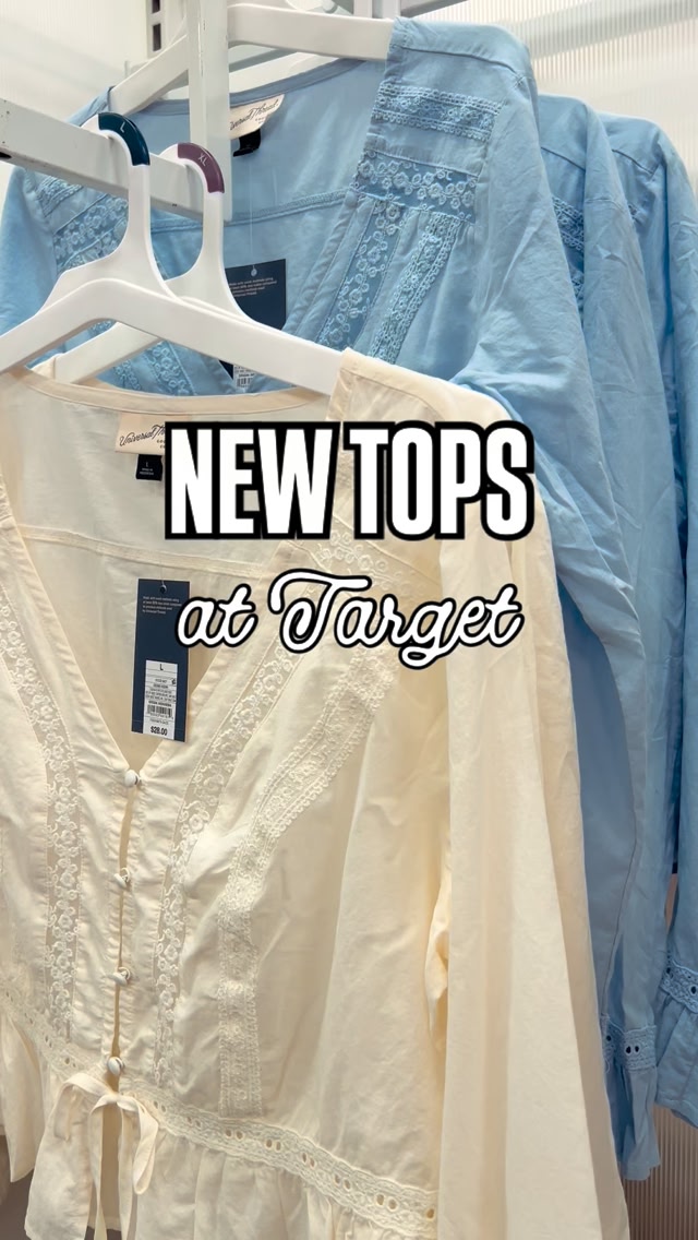Say TOPS to shop 💙 The prettiest new tops just landed at Target! Great ...