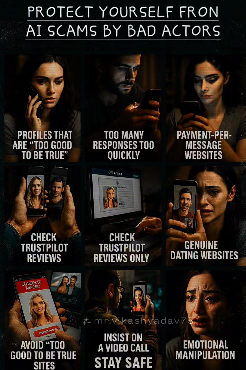 ️ AI Romance Scams: How to Protect Yourself AI isn’t the villain — bad ...