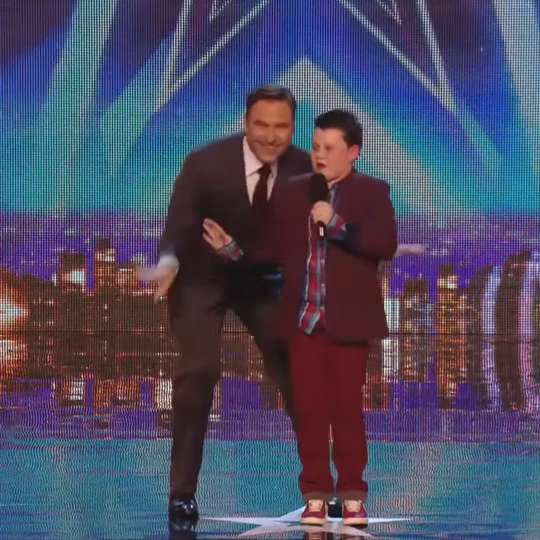 avid's mini me singer Ellis Chick swings through his audition Britain's ...