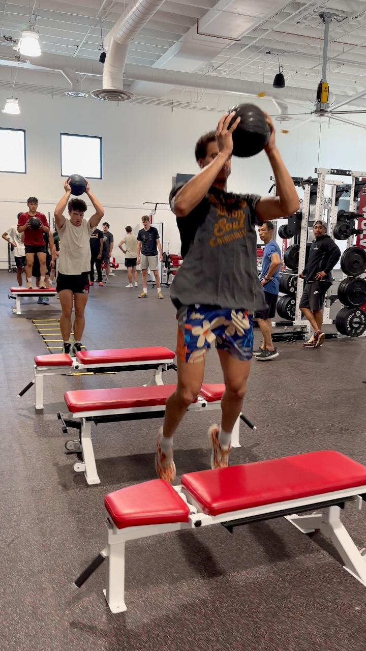 🧪 ADVANCED - PLYOS 🚀 🔬 We call this “Advanced Plyos”. Depth jumps, med ...