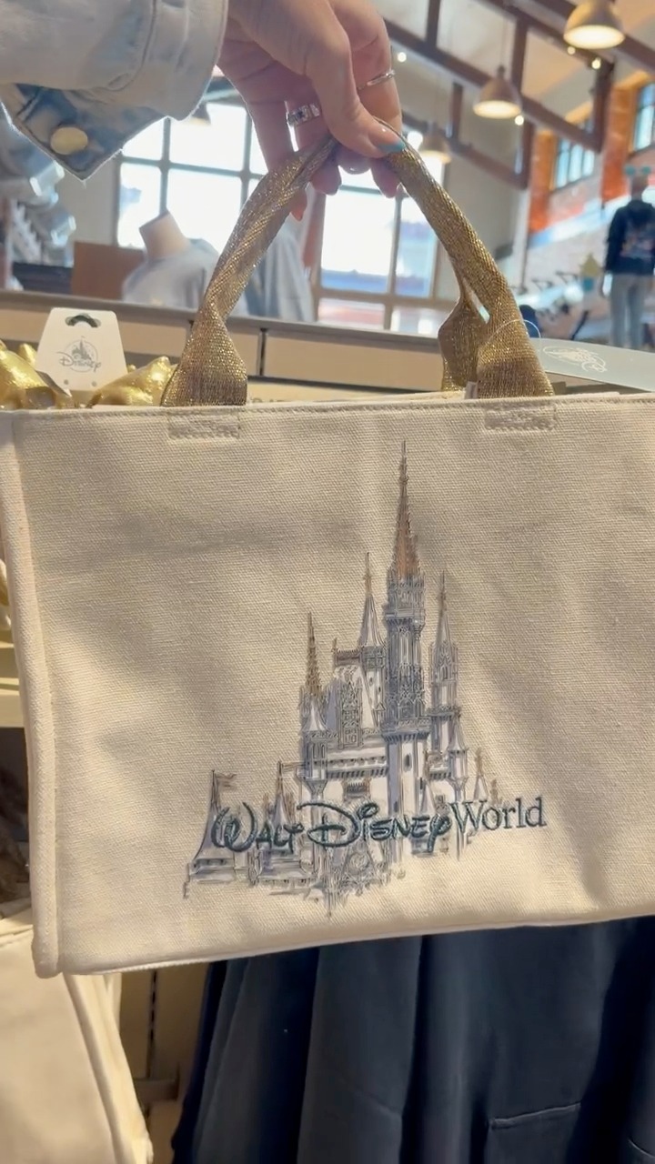 New Walt Disney World Castle Canvas Tote Bag ✨👜 Classic