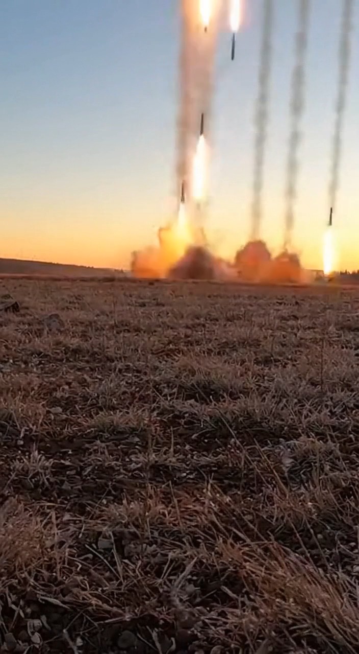 In a masterclass of modern artillery, six dispersed HIMARS launchers ...
