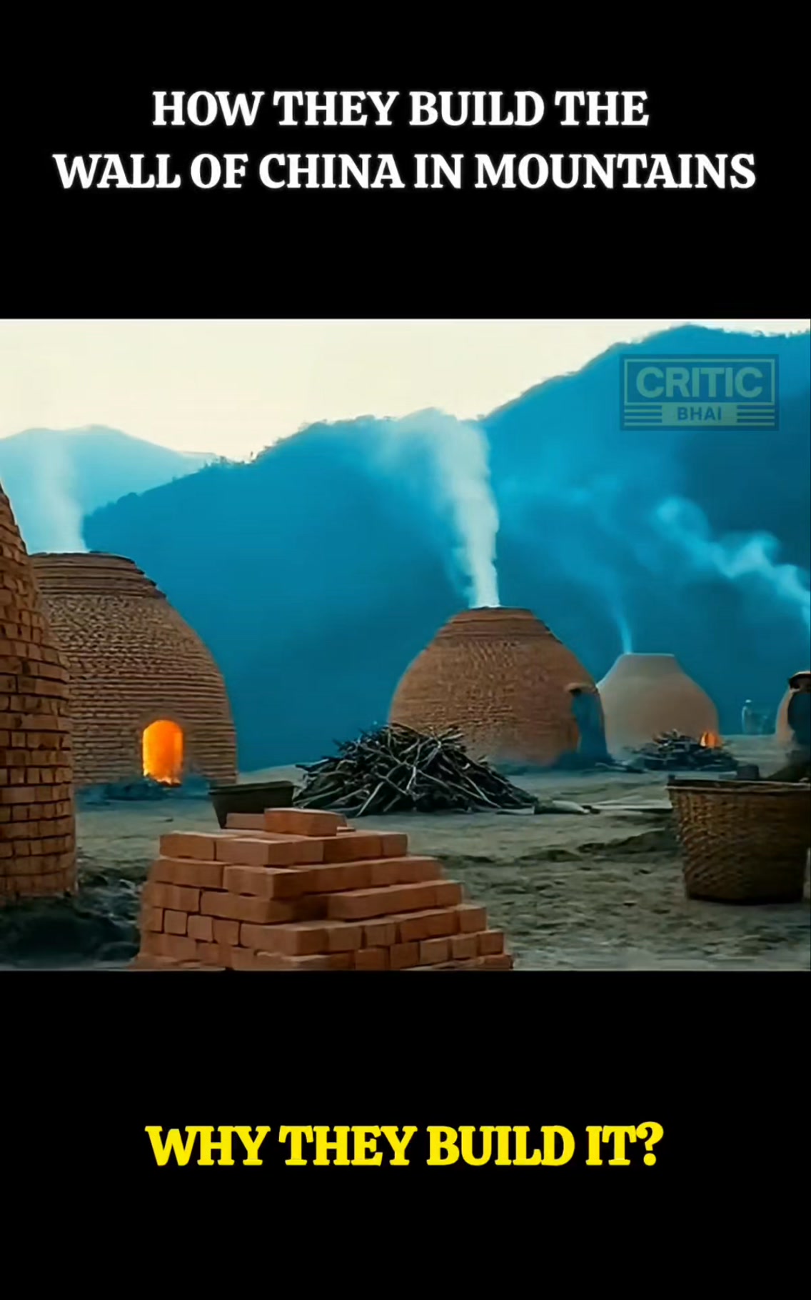 How They Build The Great Wall of China in The Mountains? Great Wall of ...