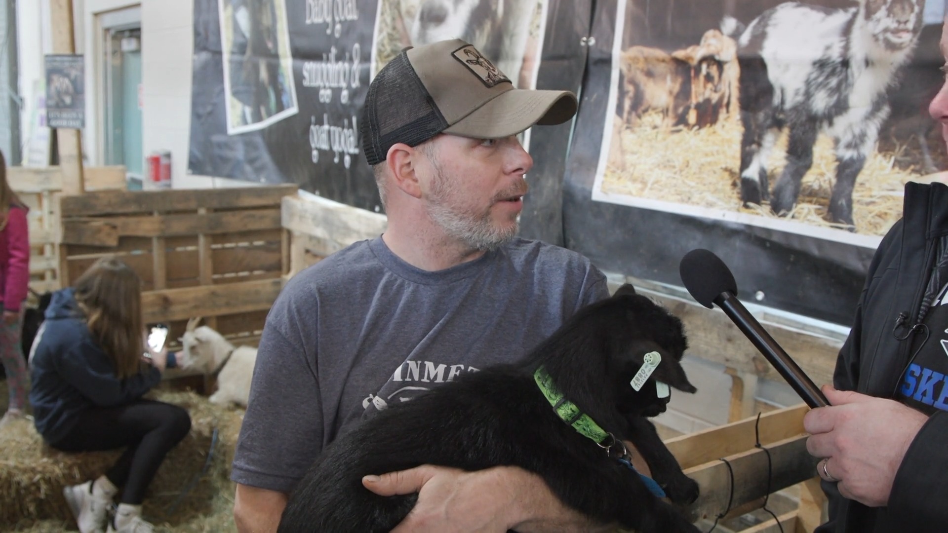 Visiting with Justin, Lauren and the goats from Steinmetz Family Farm ...