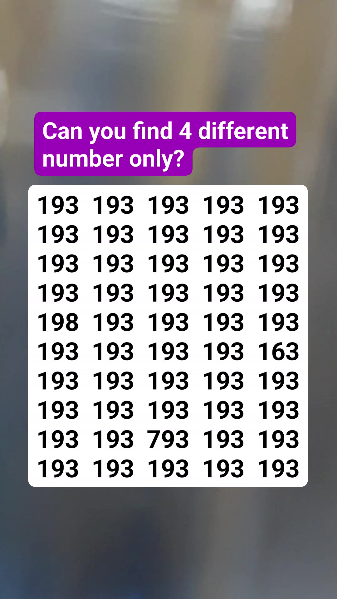 Let's try and find 5 different number #puzzle #quiz #usa | Puzzle Squad ...