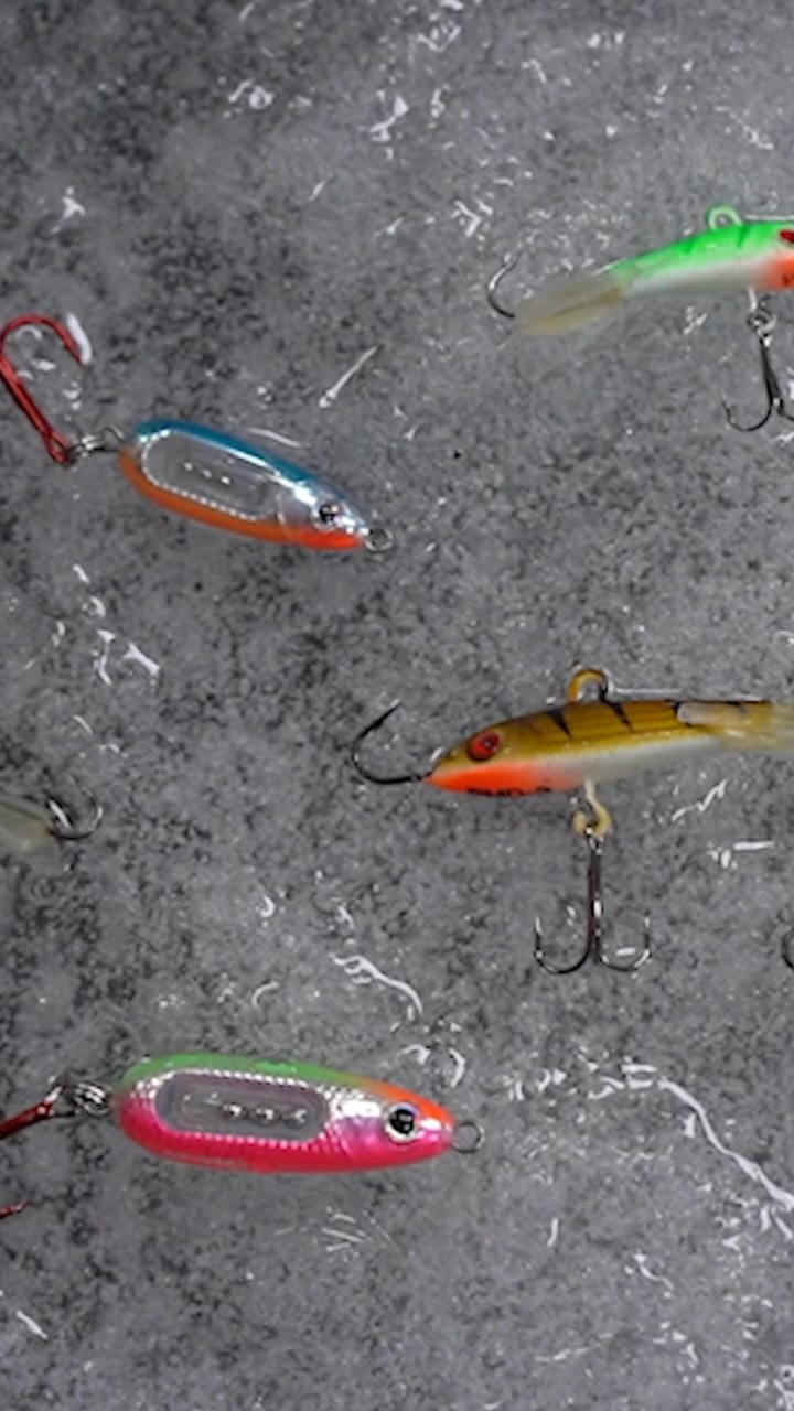 chipmunk shaped fishing lure Vintage Arbogast Seein's Believin' Hula Popper For Sale Nichols Lures Shop gravel tails and shallow Double Eye Painted Bronze Color:Penny Shad