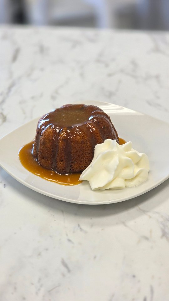 Join us today and settle in with warm sticky toffee pudding, served in ...