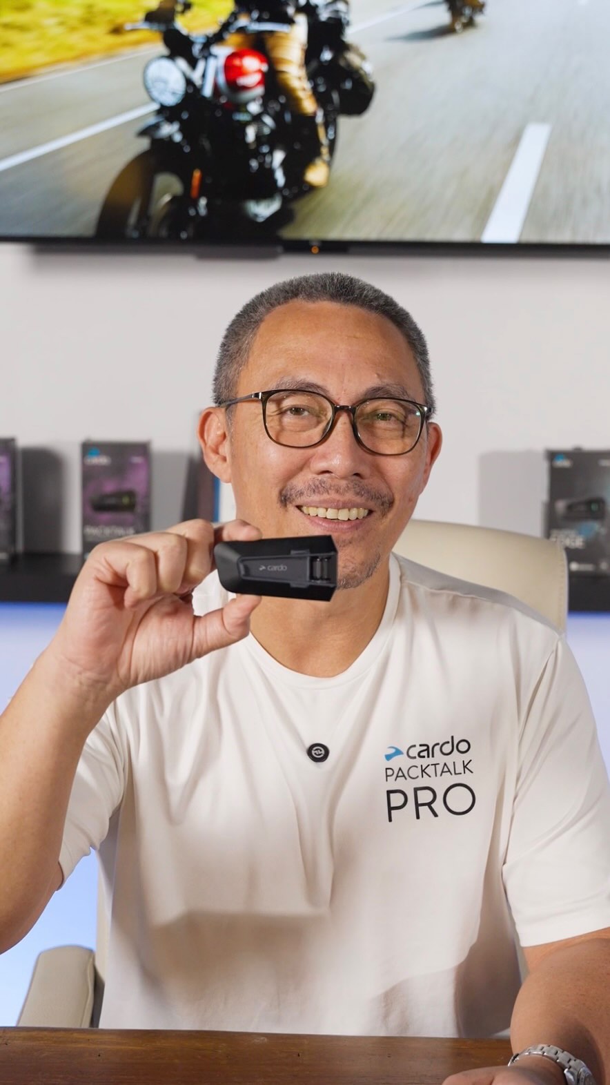 No noise. No hassle. Just clear comms. The Cardo Packtalk Special ...