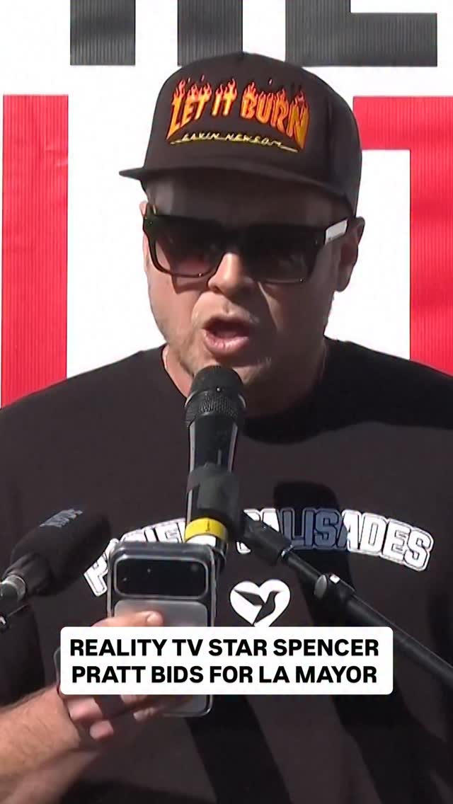 Reality TV personality Spencer Pratt has announced he is running for ...