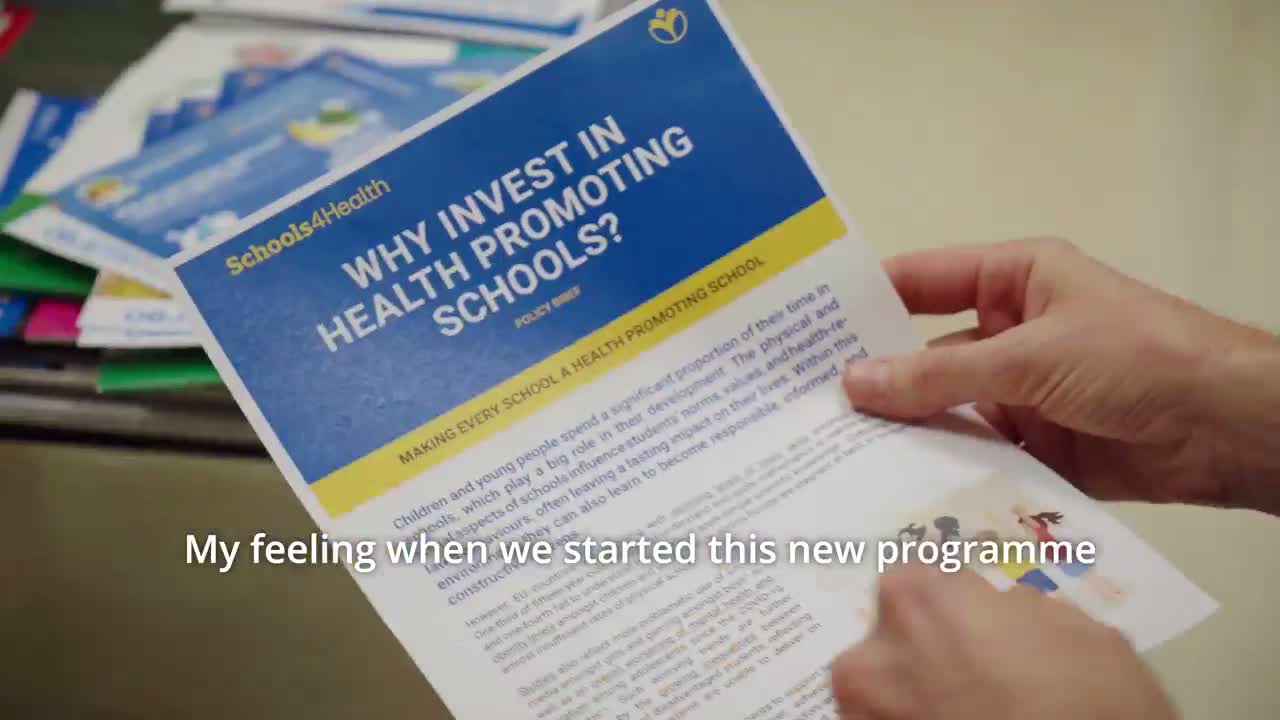 If we want all children to grow up healthy, every school must be ...