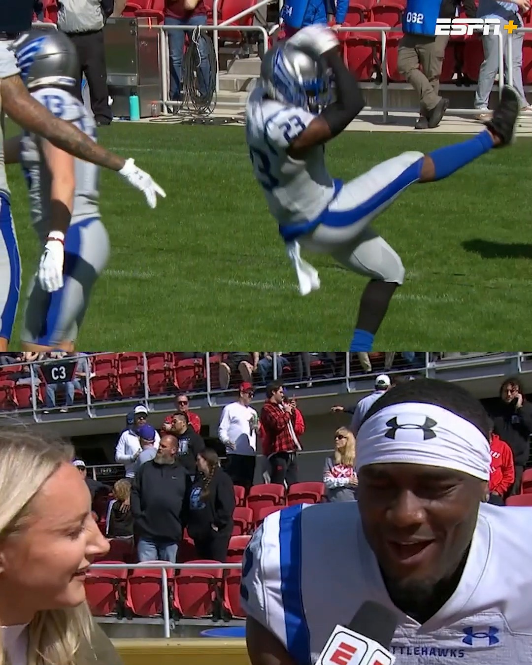 NFL on ESPN - Brian Hill kept his promise on the People's... | Facebook
