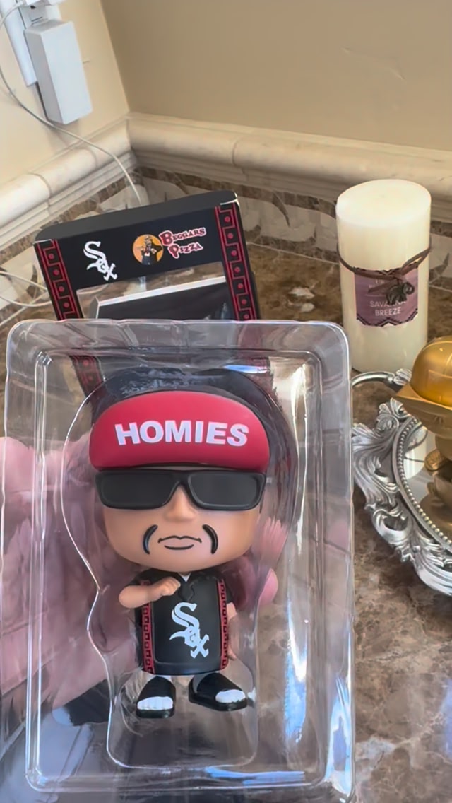 White Sox × Homies Mr. Raza Big Headz Chicago White Sox Mr Raza Big Head! Homies Night. June 12 vrs the