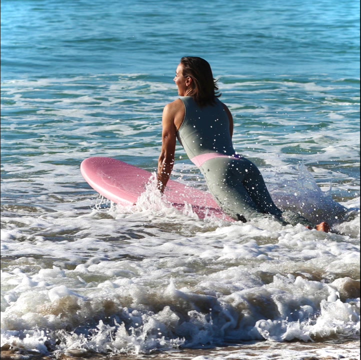 Sliding in my happy place 💙 ————- Beach days are a Gooo with FCS