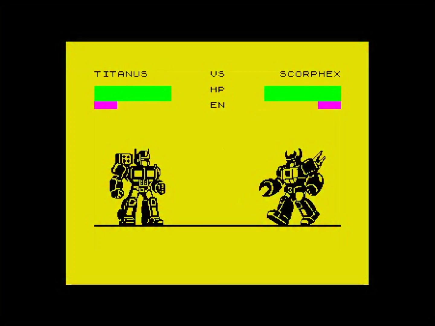 Titanus Battle, a 2026 homebrew ZX Spectrum fighting game