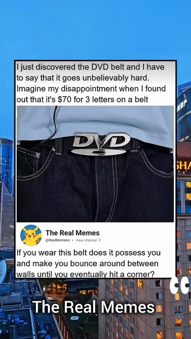 I just discovered the DVD 😄 Hey it's me the real memes ! On this ...