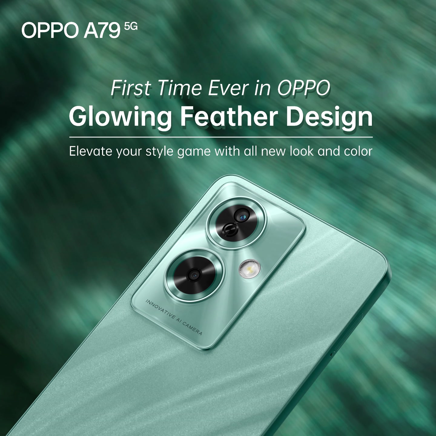 Discover the all-new ⚡OPPO A79 5G⚡, a masterpiece in Design 