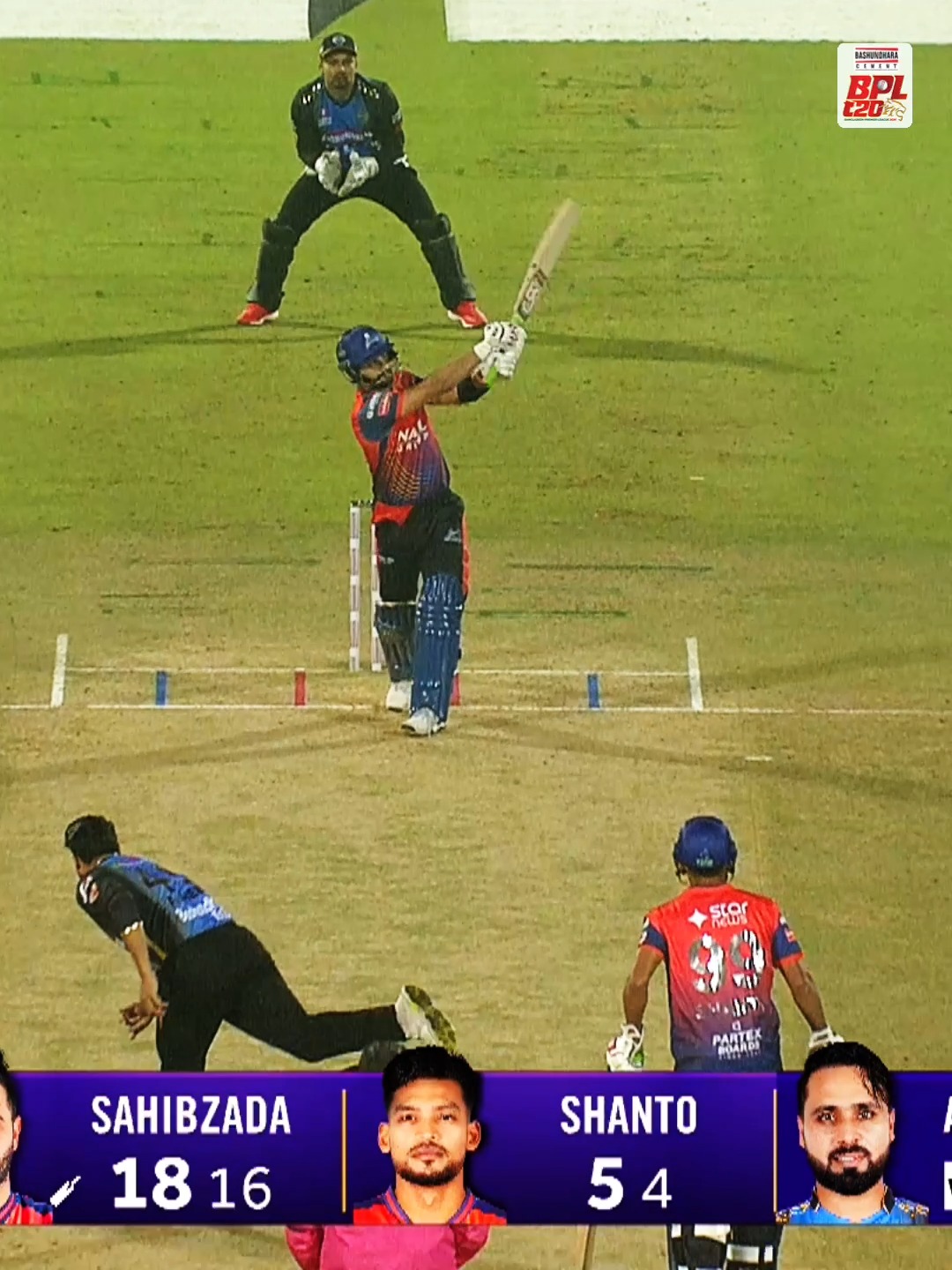 That’s gone miles! 💥🏏 Sahibzada Farhan launches a massive six against ...