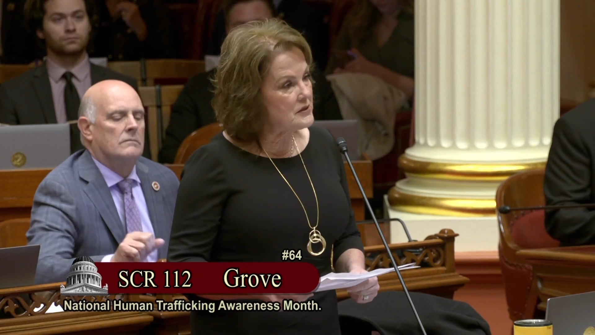 This morning, I presented SCR 112, which designates January as National ...