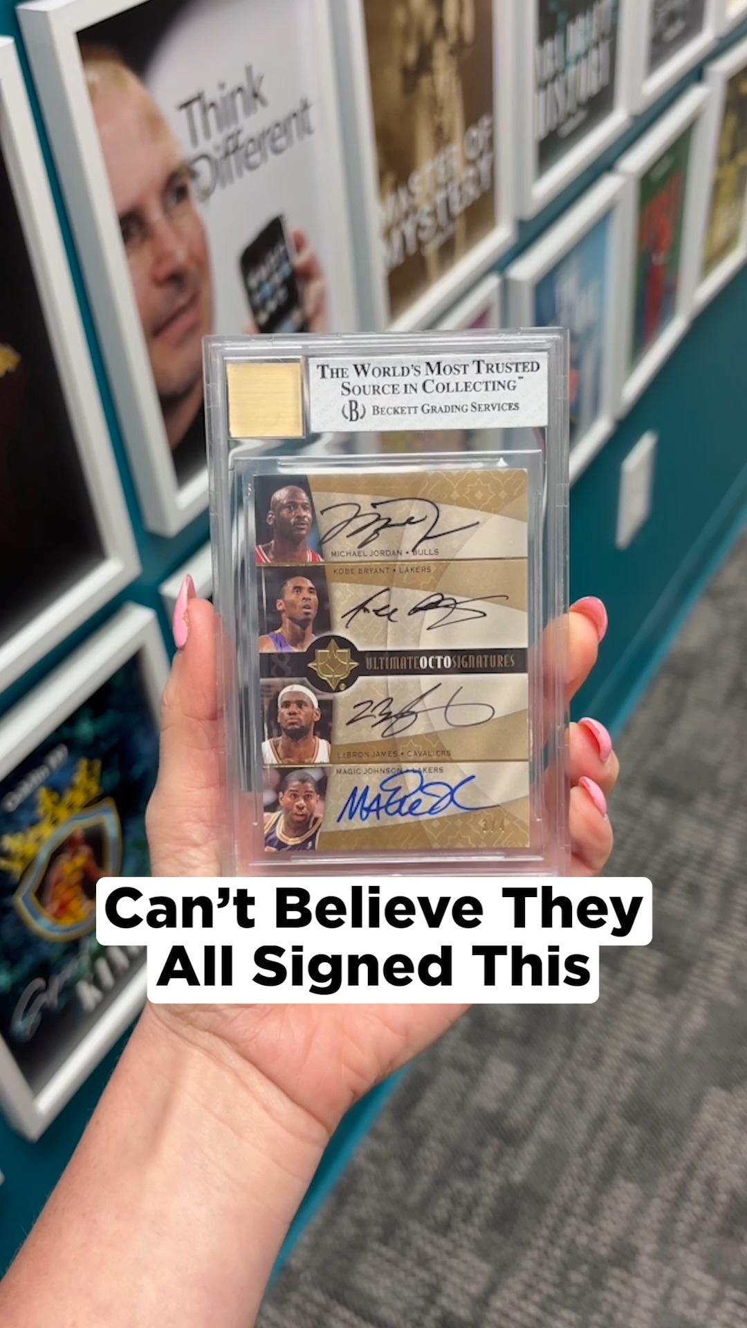 Eight legends. One unforgettable card. 🤯🏀 Michael Jordan, LeBron
